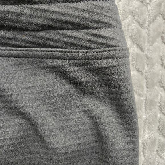 Nike Therma-Fit‎ Men’s Sweatpants Size XL Gray Black Waffle Knit Warm - Picture 10 of 10